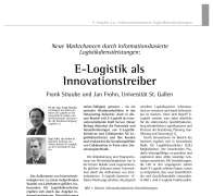 Neue Marktchancen durch informationsbasierte Logistikdienstleistungen